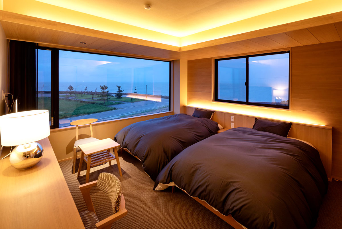 イミグレ海面に望む世界三大景観